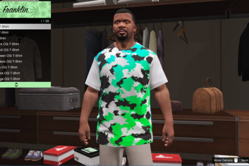 New T-Shirts For Franklin(camo)